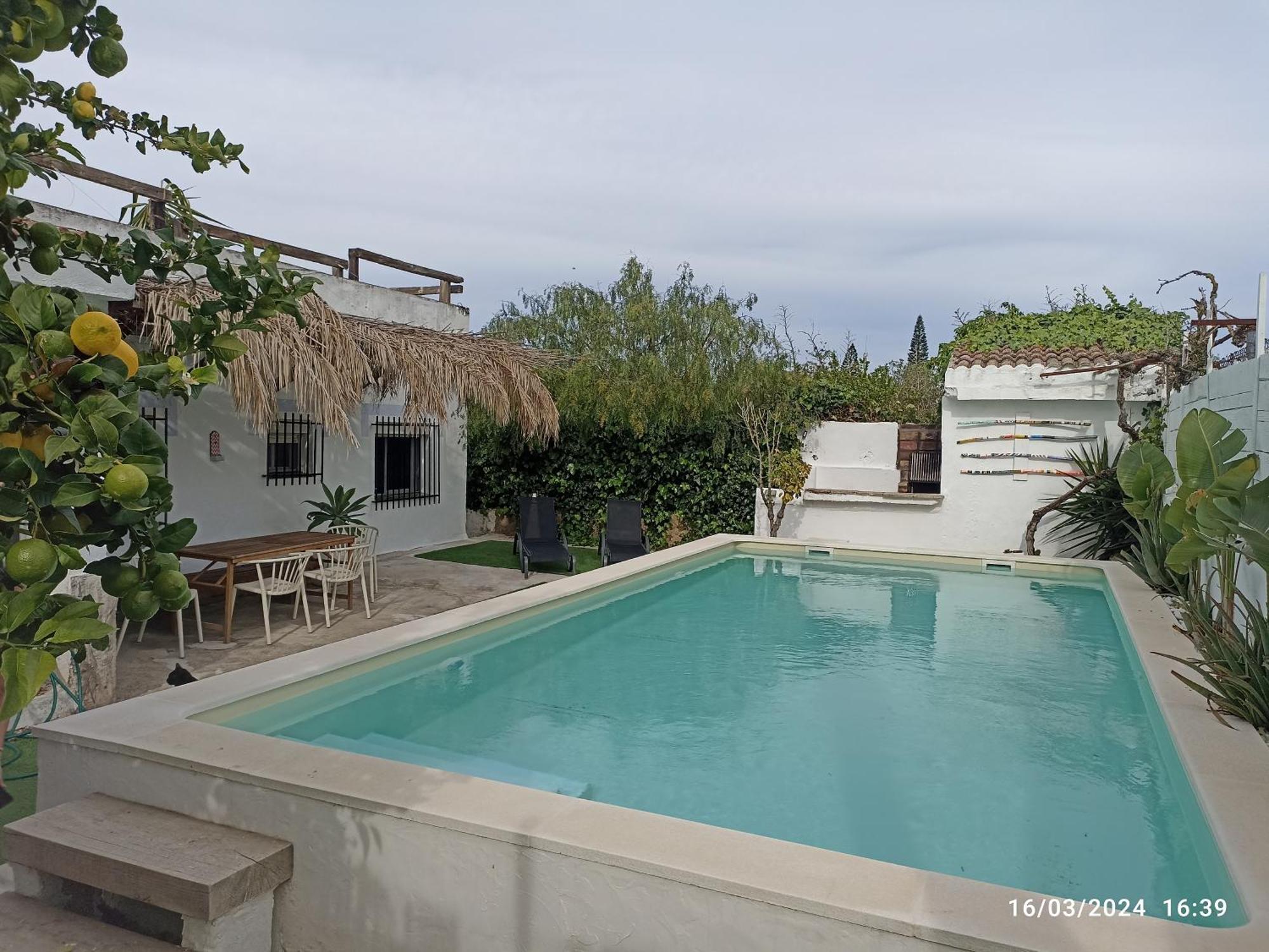 Casa, Piscina, Jacuzzi, Garaje, Barbacoa. Villa Chiclana de la Frontera Bagian luar foto