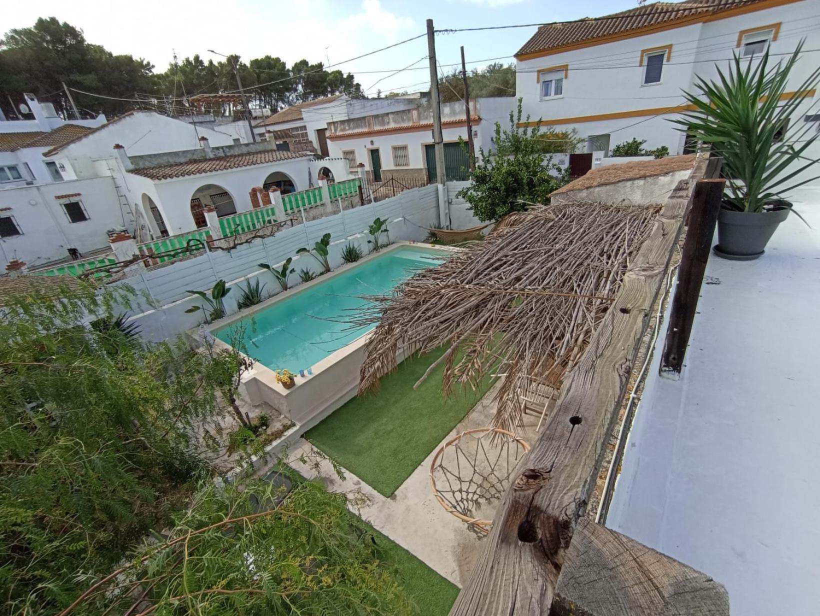 Casa, Piscina, Jacuzzi, Garaje, Barbacoa. Villa Chiclana de la Frontera Bagian luar foto