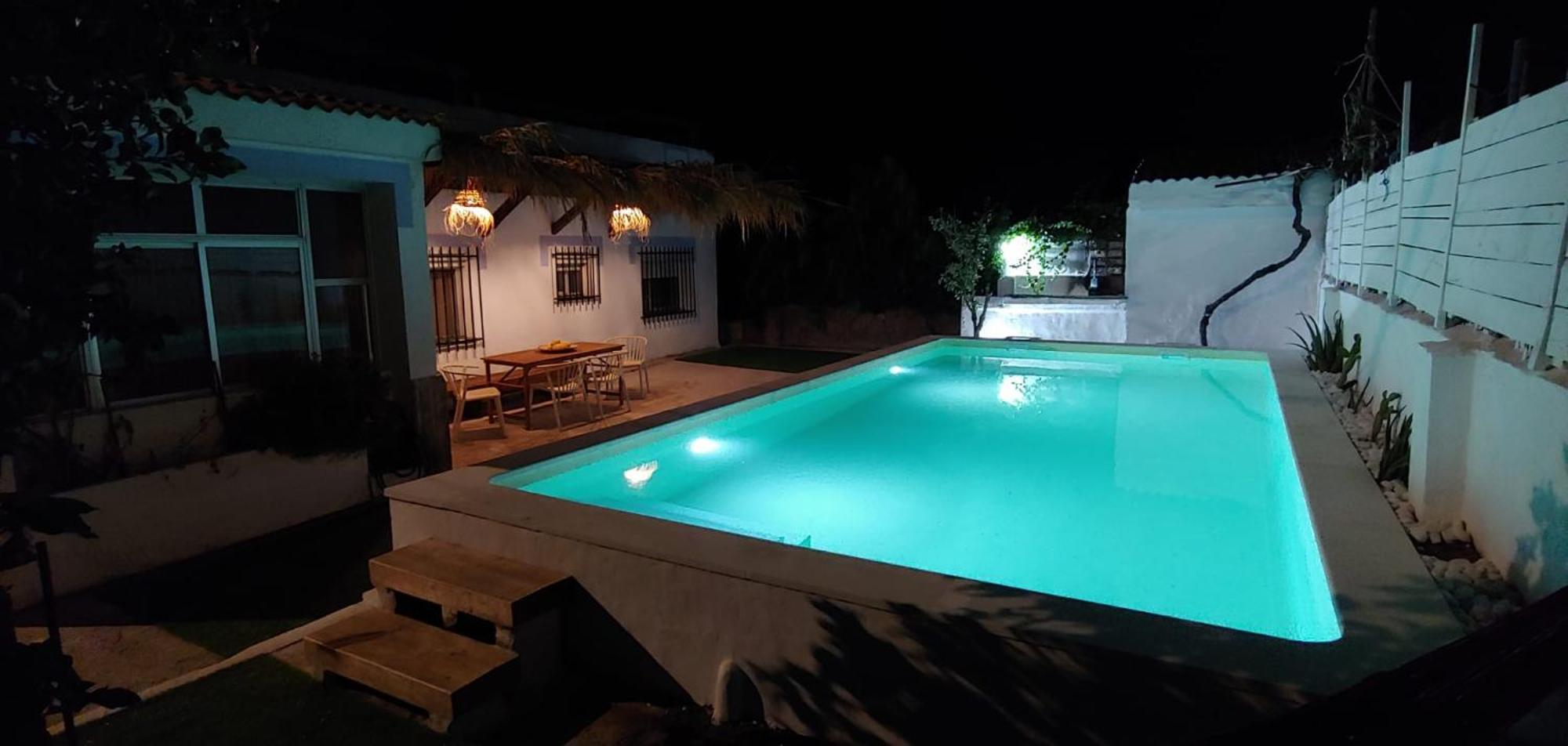 Casa, Piscina, Jacuzzi, Garaje, Barbacoa. Villa Chiclana de la Frontera Bagian luar foto